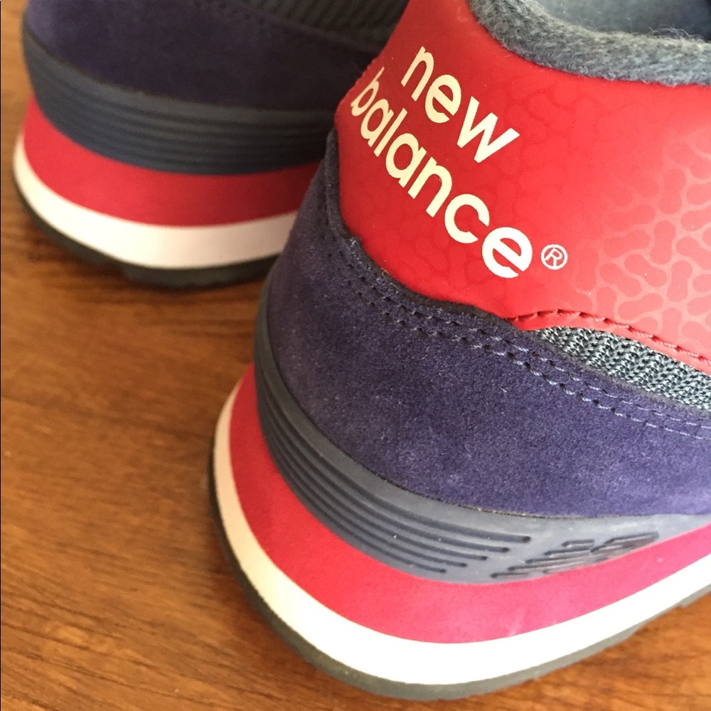 BNWT 😎 New Balance Mens Red White Blue size 12 - Picture 4 of 8